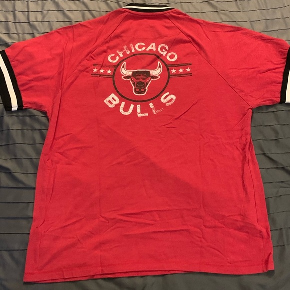 Vintage Chicago bulls Mitchell and ness top v neck - Picture 2 of 4